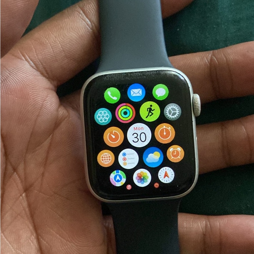 Apple Black Smartwatch with Vibrant Display